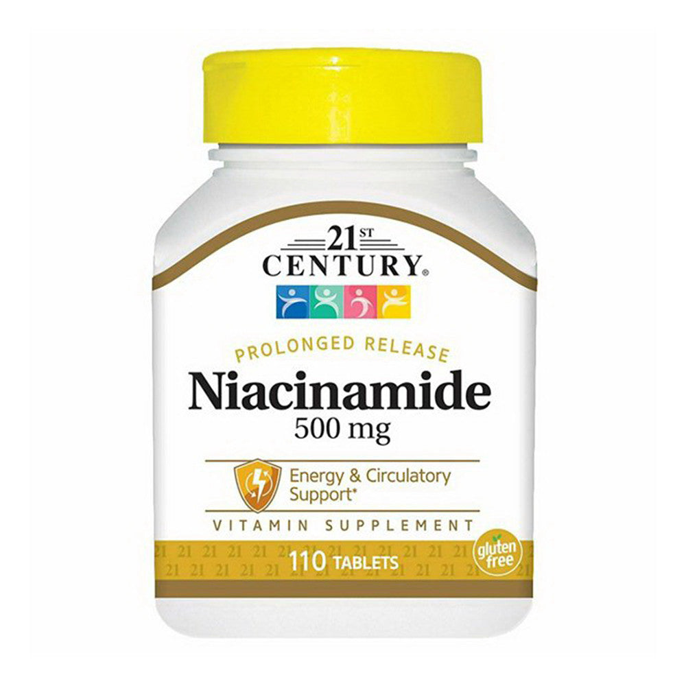 21st Century Niacinamide 500 mg Prolonged Release Tablets, 110 Ea